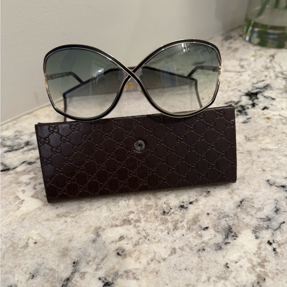 Tom Ford Women's Sunglasses - Black and Gold